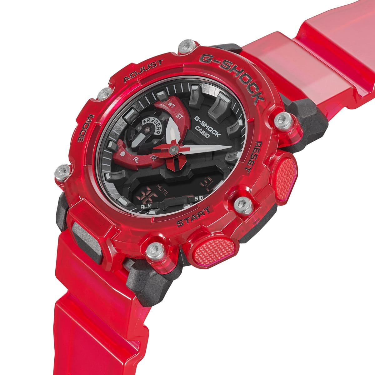 Casio G-Shock GA-2200SKL-4A – front three-quarter view
