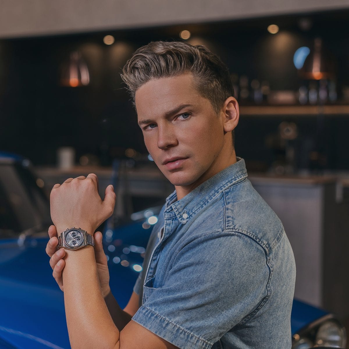 Casio Edifice EFB-730D-7AV – alternate lifestyle view