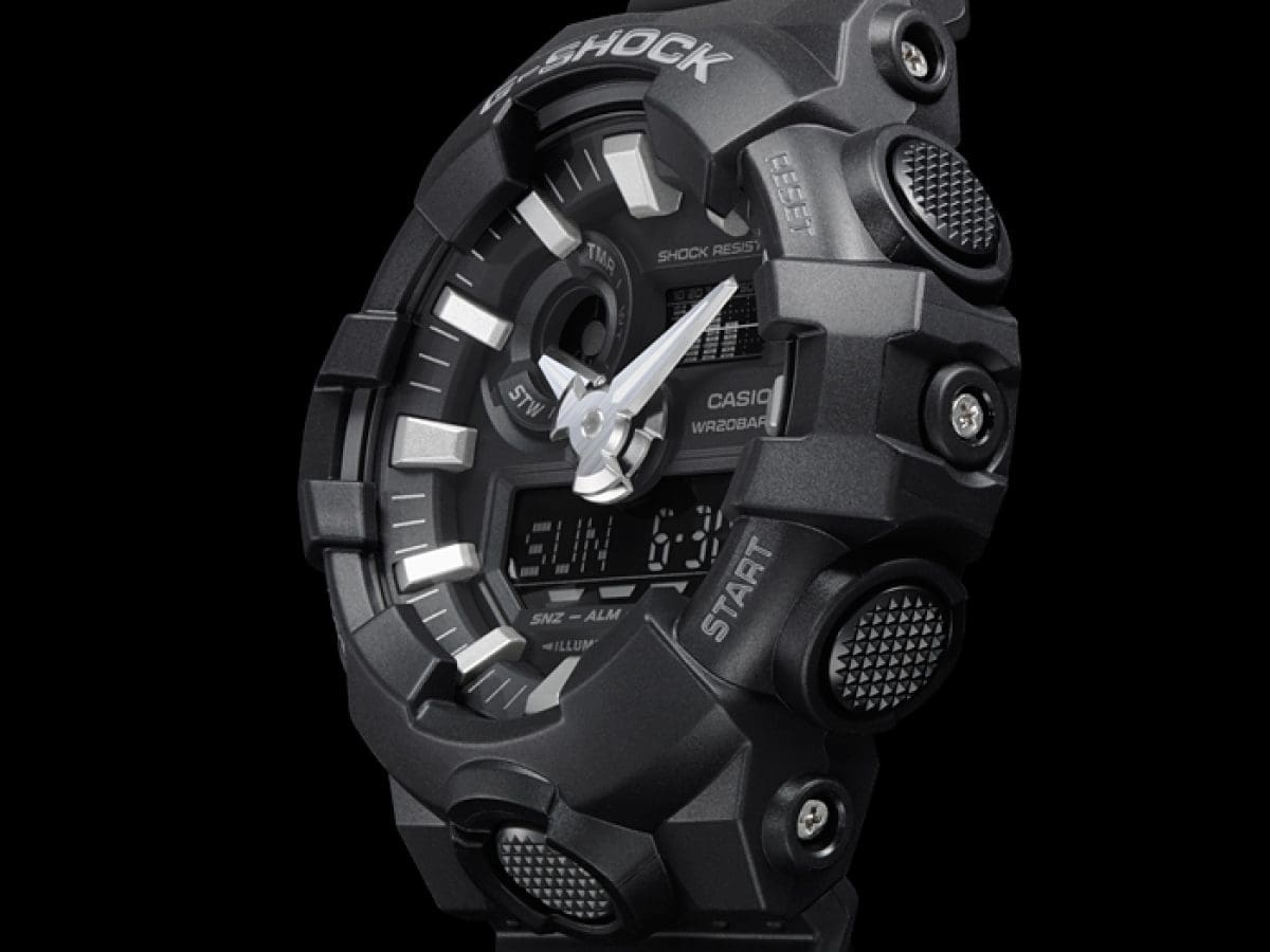 Casio G-Shock GA-700-1B – side view