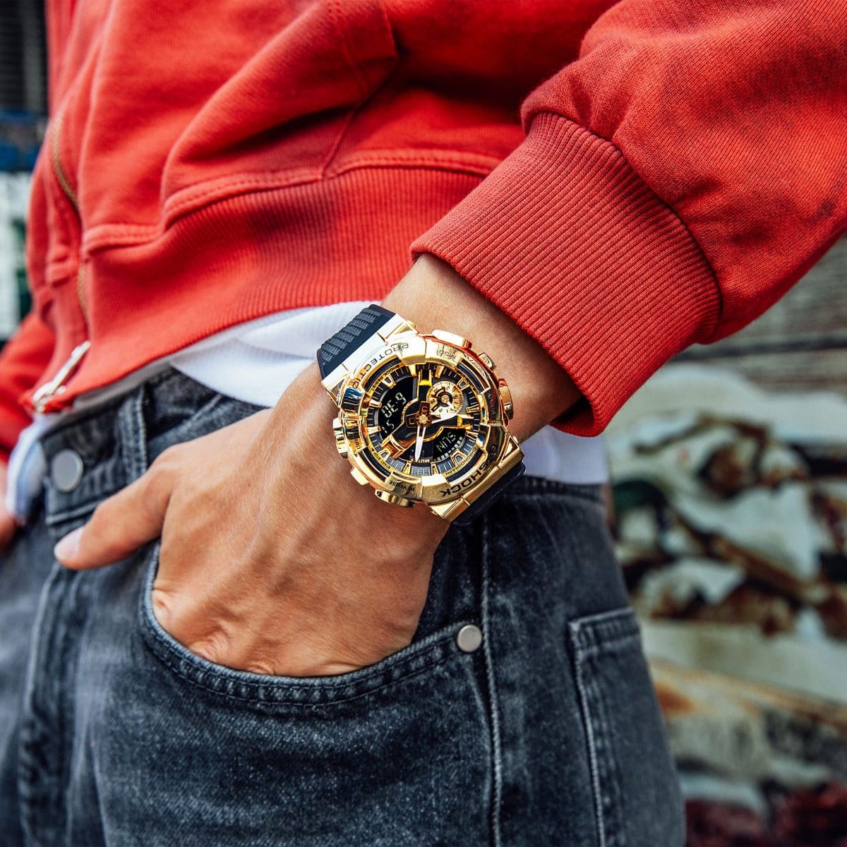 Casio G-Shock GM-110G-1A9 – on the wrist