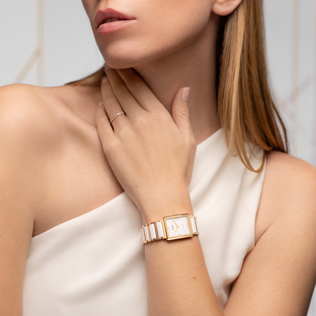 Rado Integral Diamonds R20251902 – shown on the wrist