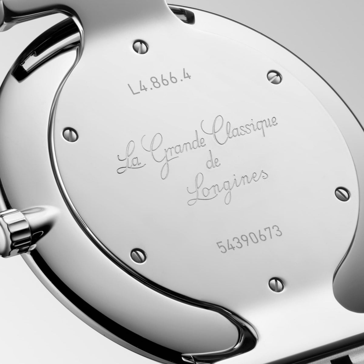 Longines La Grande Classique 38mm L4.866.4.11.6 Unisex Watch - case-back close-up