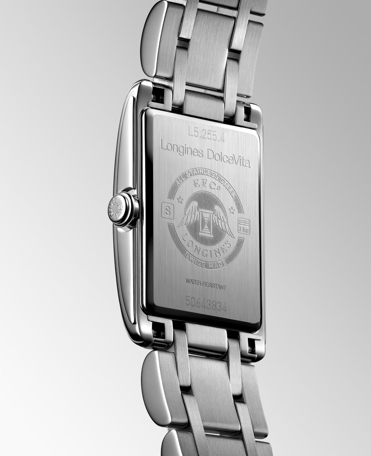 Longines DolceVita L5.255.4.71.6 Watch for Women - case-back view
