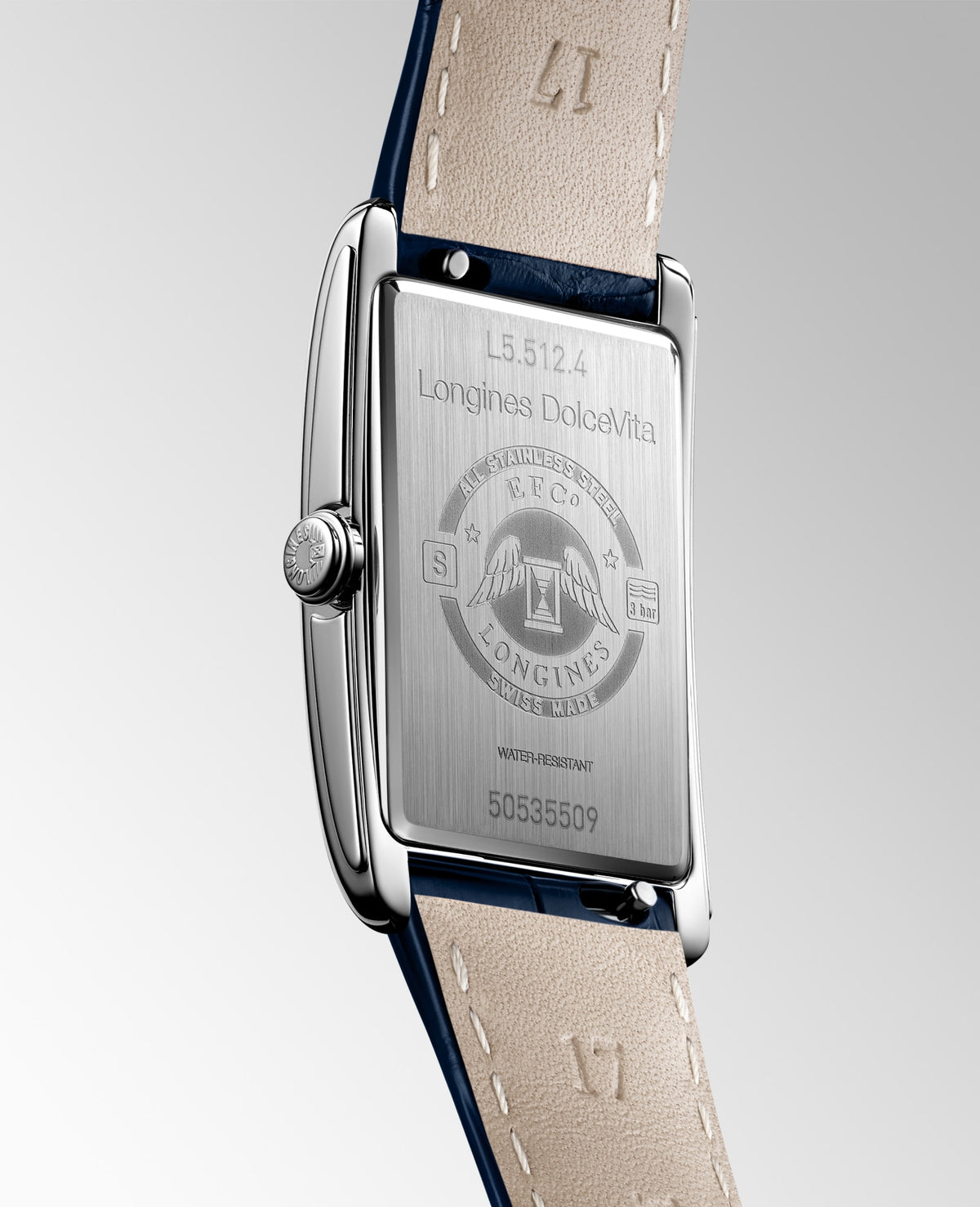 Longines DolceVita L5.512.4.70.2 Watch for Women - case-back view