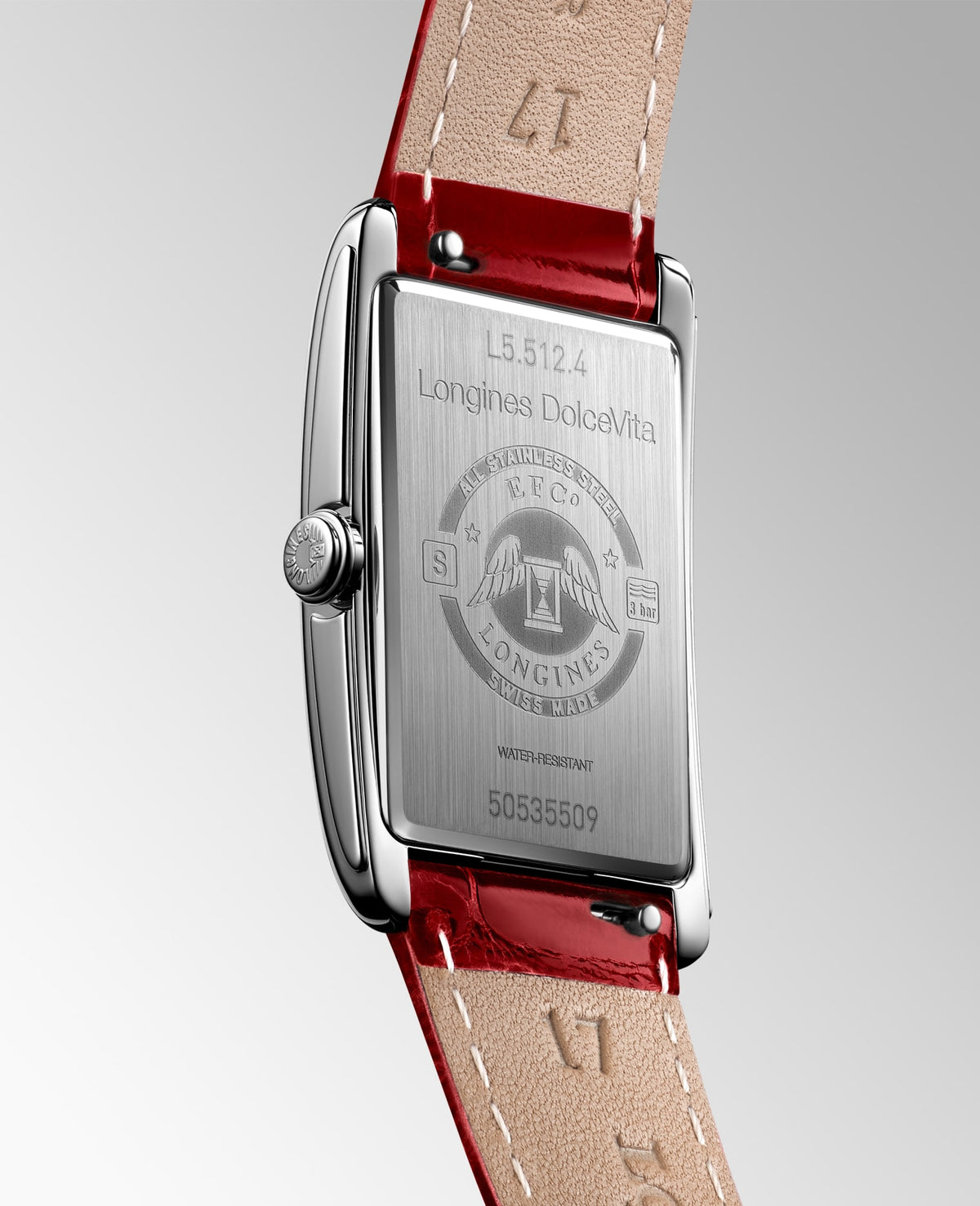 Longines DolceVita L5.512.4.71.5 Watch for Women - case-back view