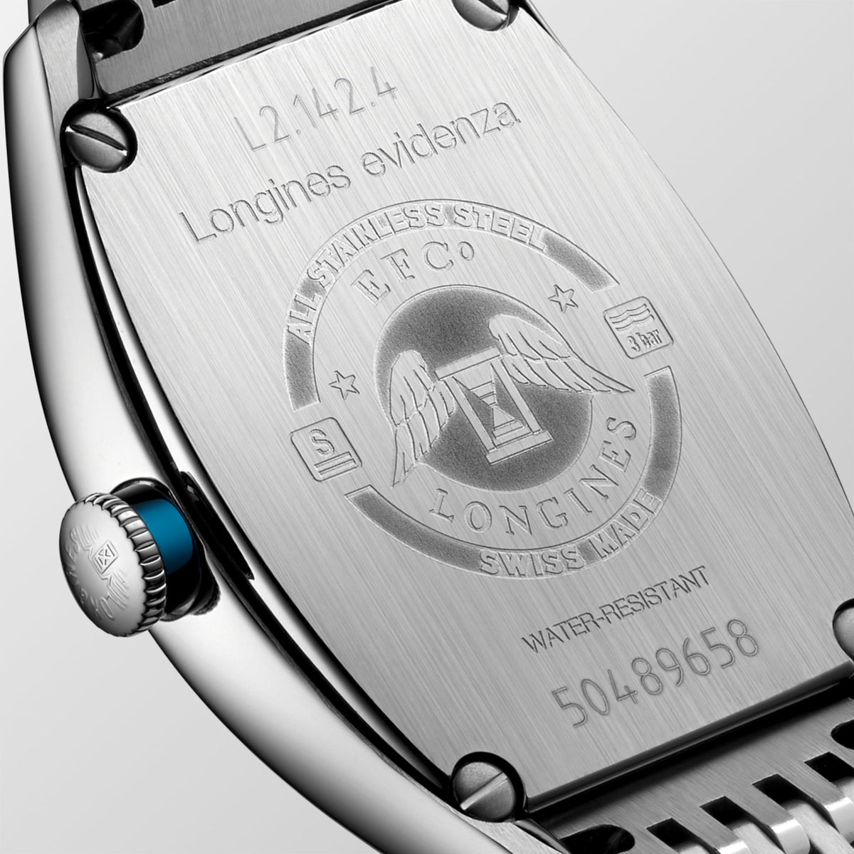 Longines Evidenza L2.142.4.70.6 Watch for Women - case-back close-up