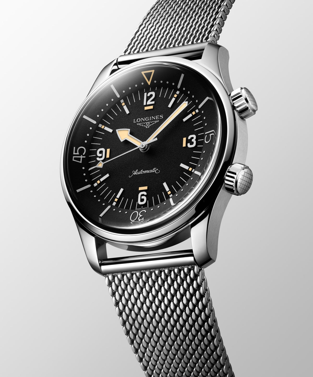 Longines Legend Diver 59 42mm L3.795.4.59.9 Watch for Men - dial view