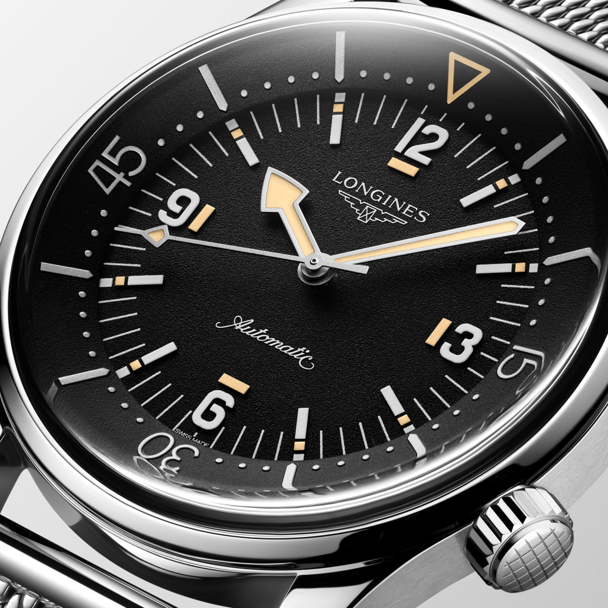Longines Legend Diver 59 42mm L3.795.4.59.9 Watch for Men - dial close-up