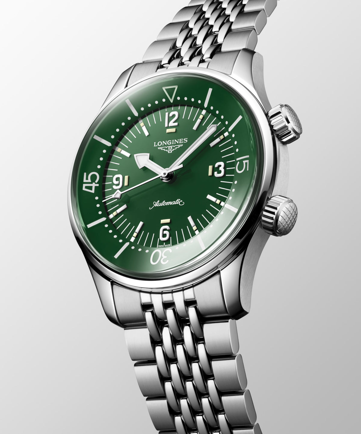 Longines Legend Diver 39mm L3.764.4.06.6 Unisex Watch - dial view