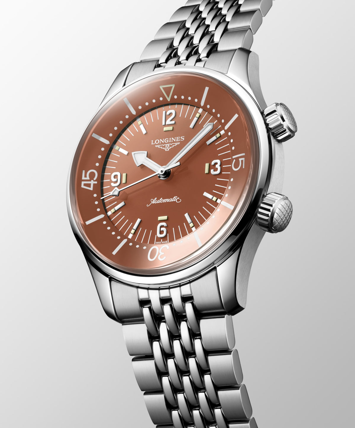 Longines Legend Diver 39mm L3.764.4.96.6 Unisex Watch - dial view