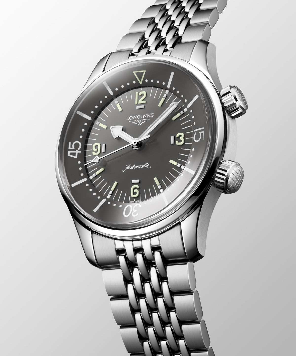 Longines Legend Diver 39mm L3.764.4.99.6 Unisex Watch - dial view