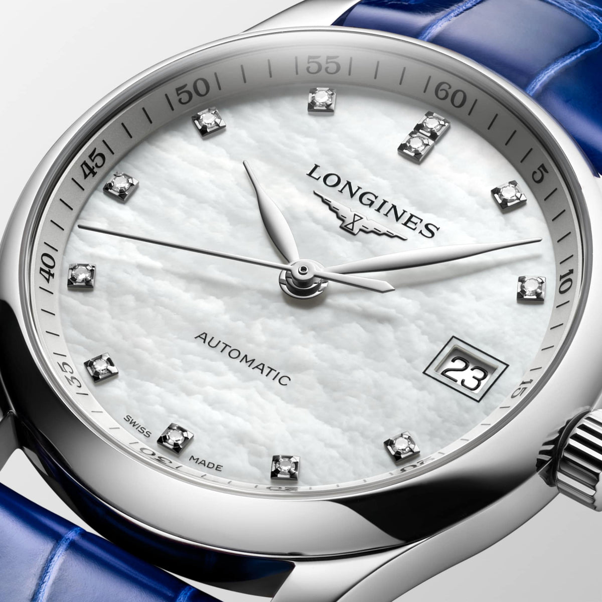 Longines Master Collection 34mm L2.357.4.87.0 Watch for Women - dial close-up