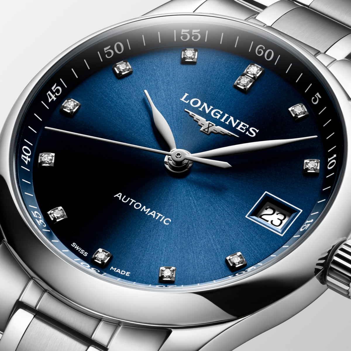 Longines Master Collection 34mm L2.357.4.97.6 Watch for Women - dial close-up