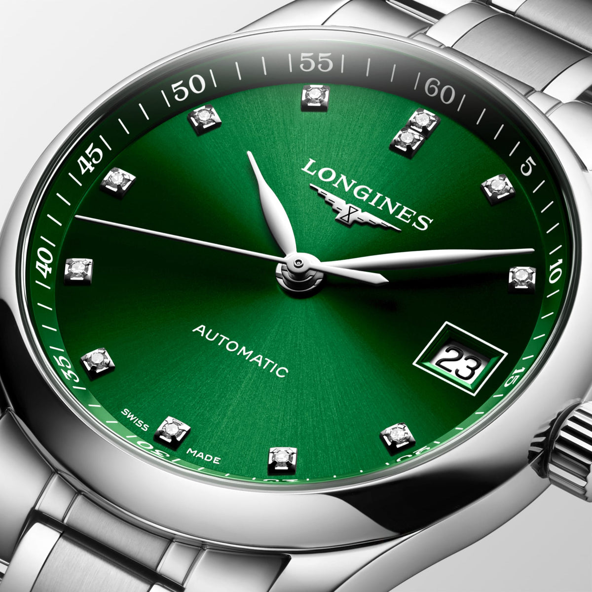 Longines Master Collection 34mm L2.357.4.99.6 Watch for Women - dial close-up