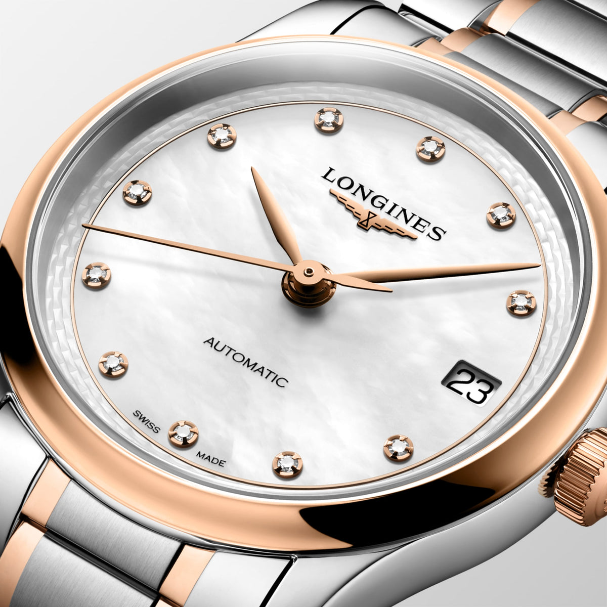 Longines Master Collection 34mm L2.450.5.89.7 Watch for Women - dial close-up