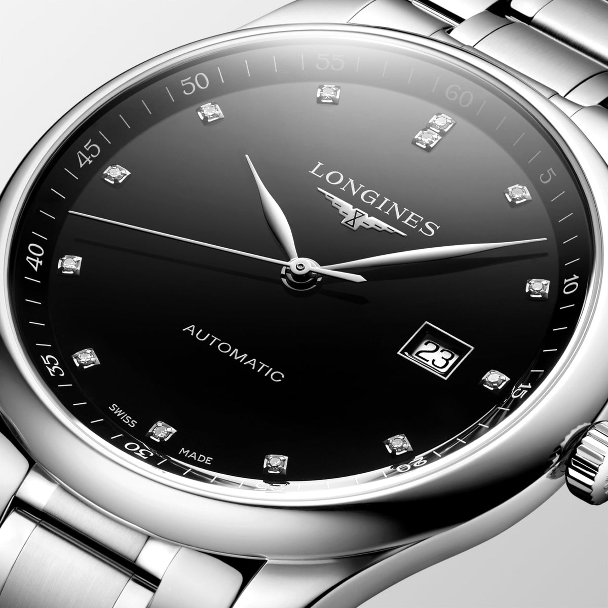 Longines Master Collection 42mm L2.893.4.57.6 Watch for Men - dial close-up