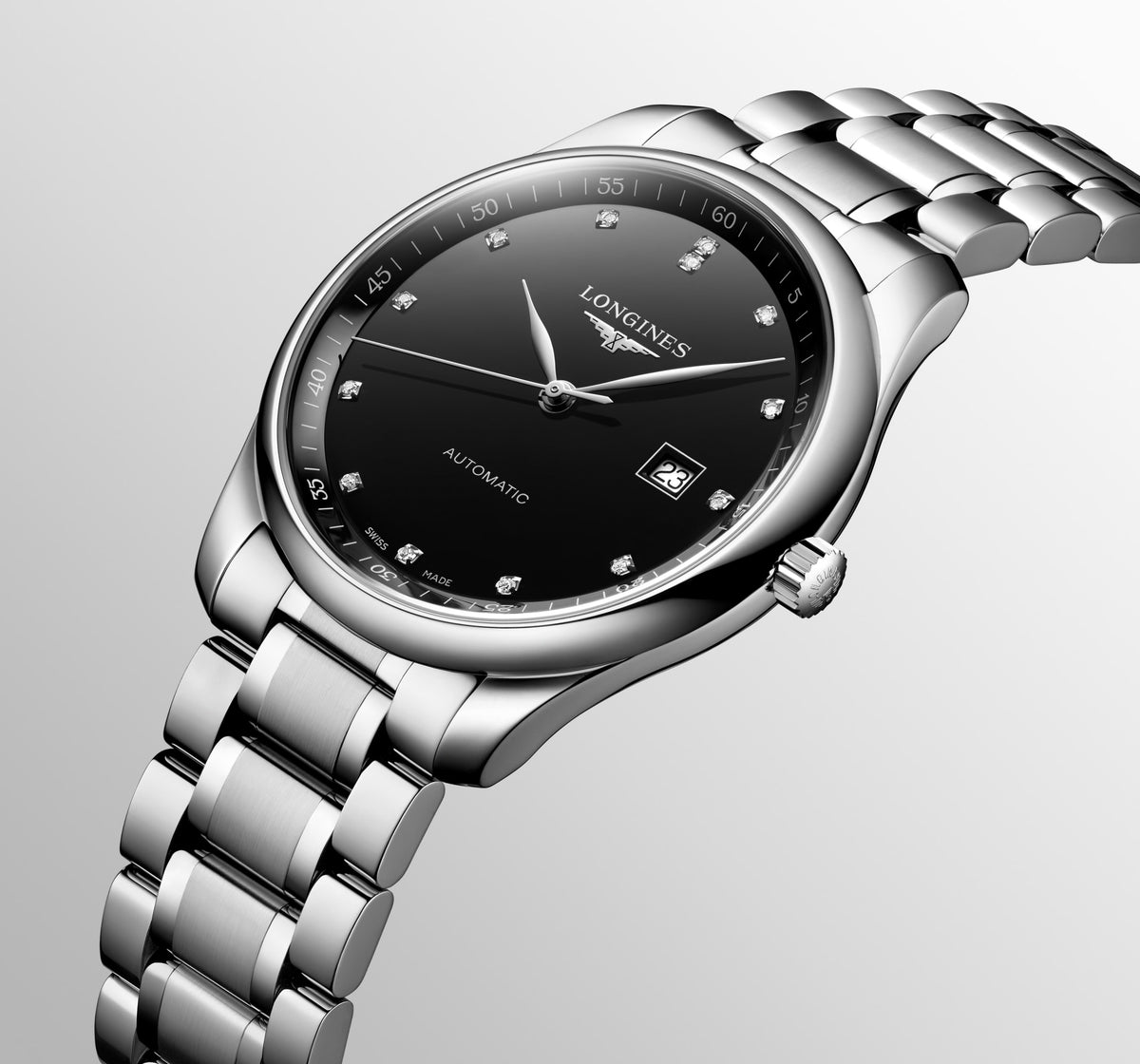 Longines Master Collection 42mm L2.893.4.57.6 Watch for Men - detail view