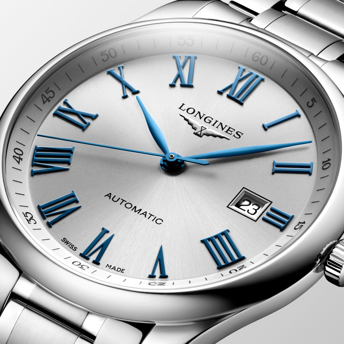 Longines Master Collection 42mm L2.893.4.79.6 Watch for Men - dial close-up