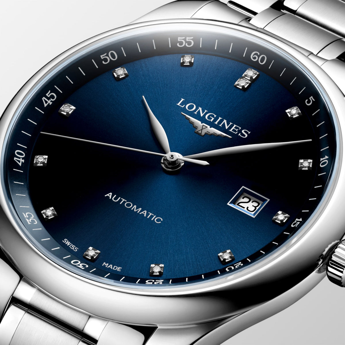 Longines Master Collection 42mm L2.893.4.97.6 Watch for Men - dial close-up