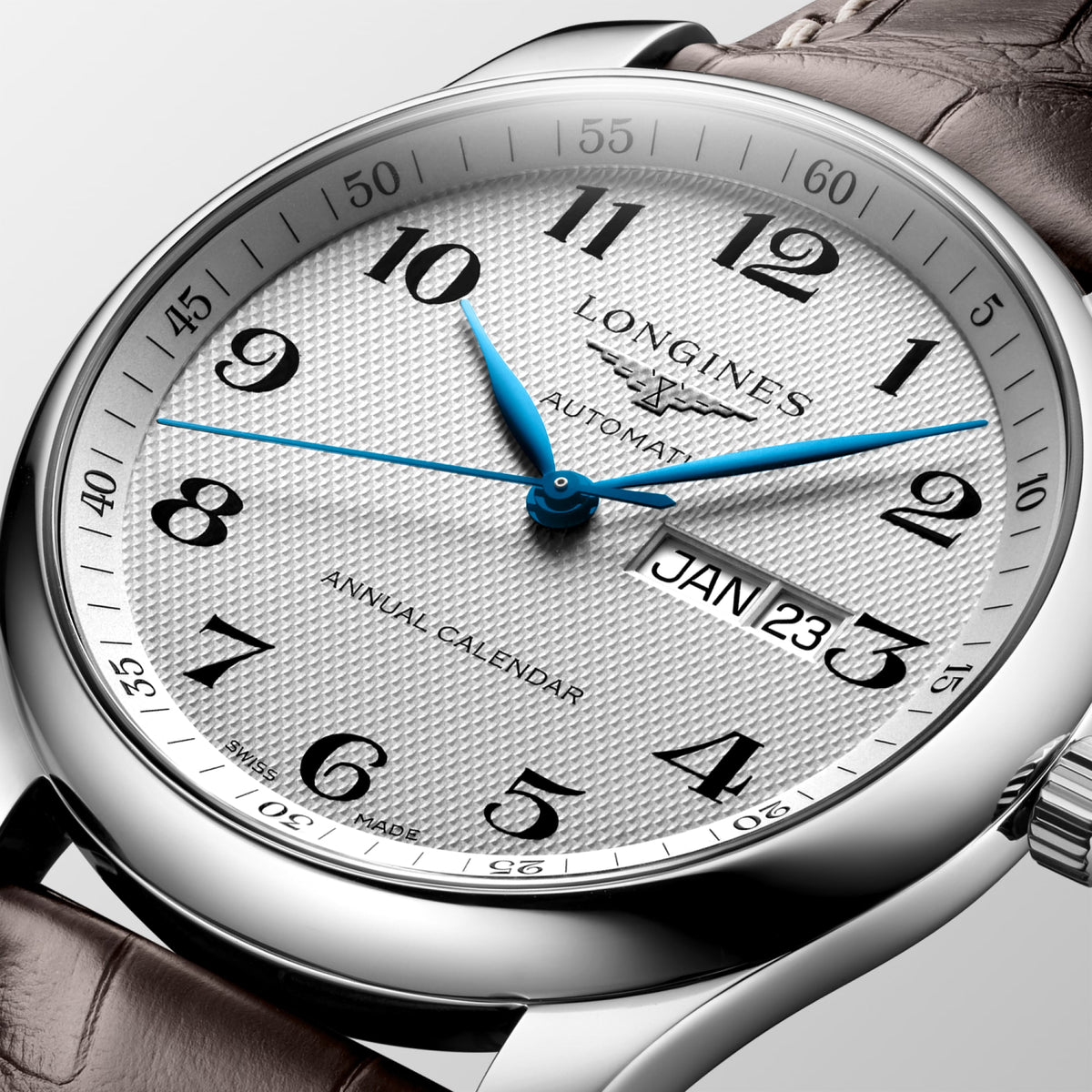 Longines Master Collection 42mm L2.920.4.78.3 Watch for Men - dial close-up