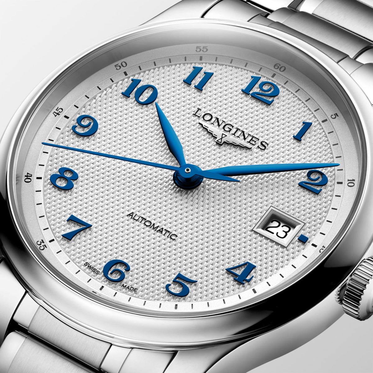 Longines Master Collection 39mm L2.949.4.73.6 Watch for Men - dial close-up