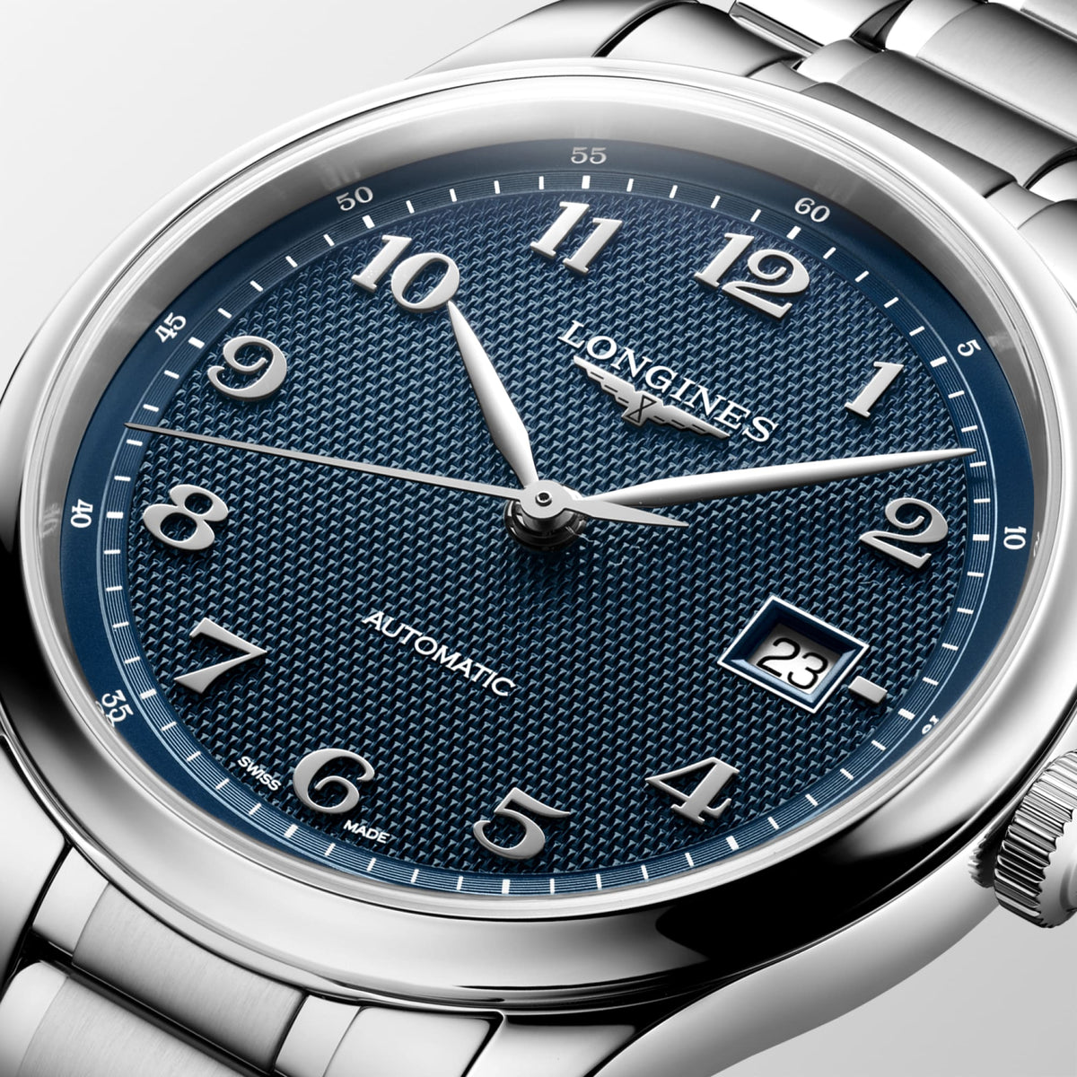 Longines Master Collection 41mm L2.950.4.93.6 Watch for Men - dial close-up