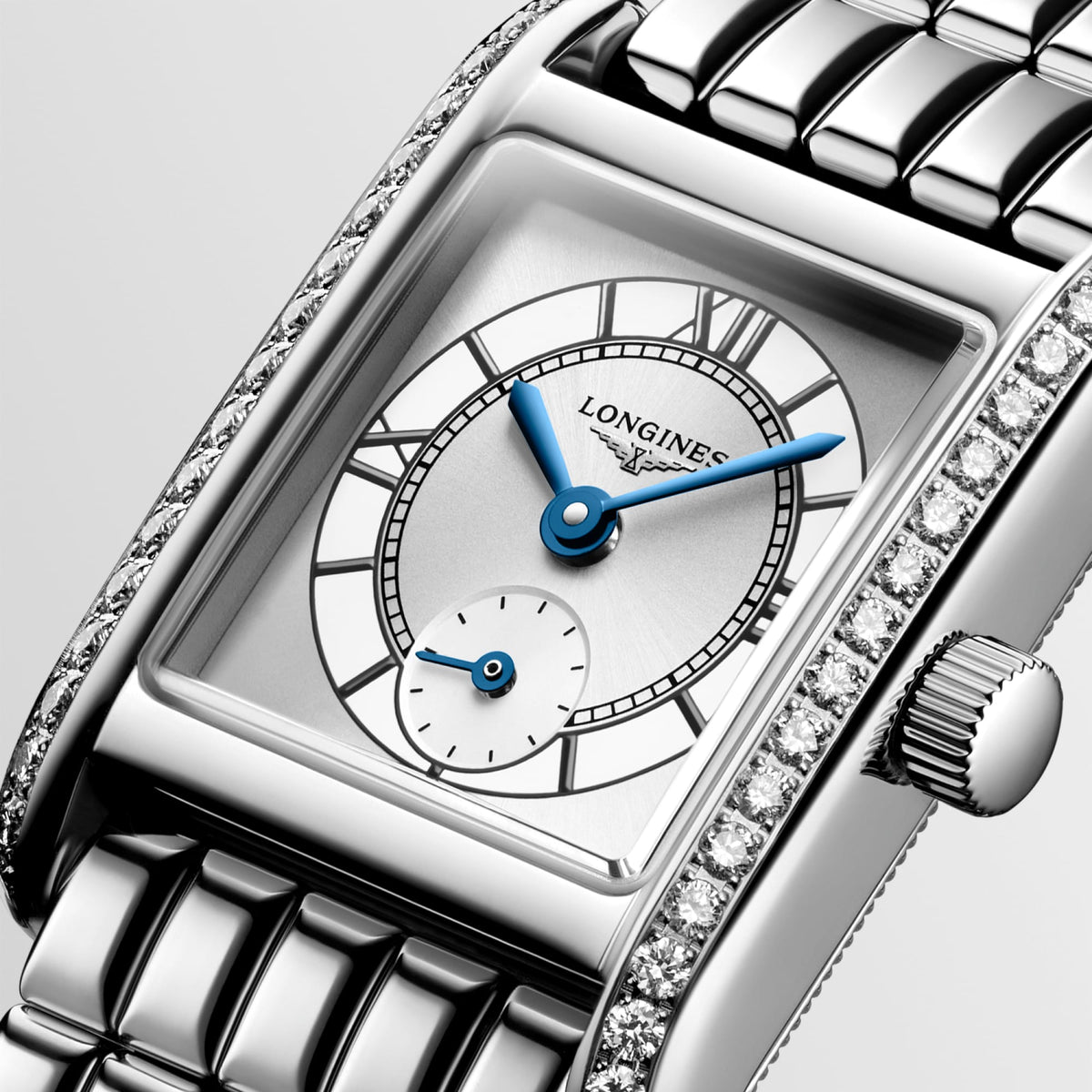 Longines Mini DolceVita L5.200.0.75.6 Watch for Women - dial close-up