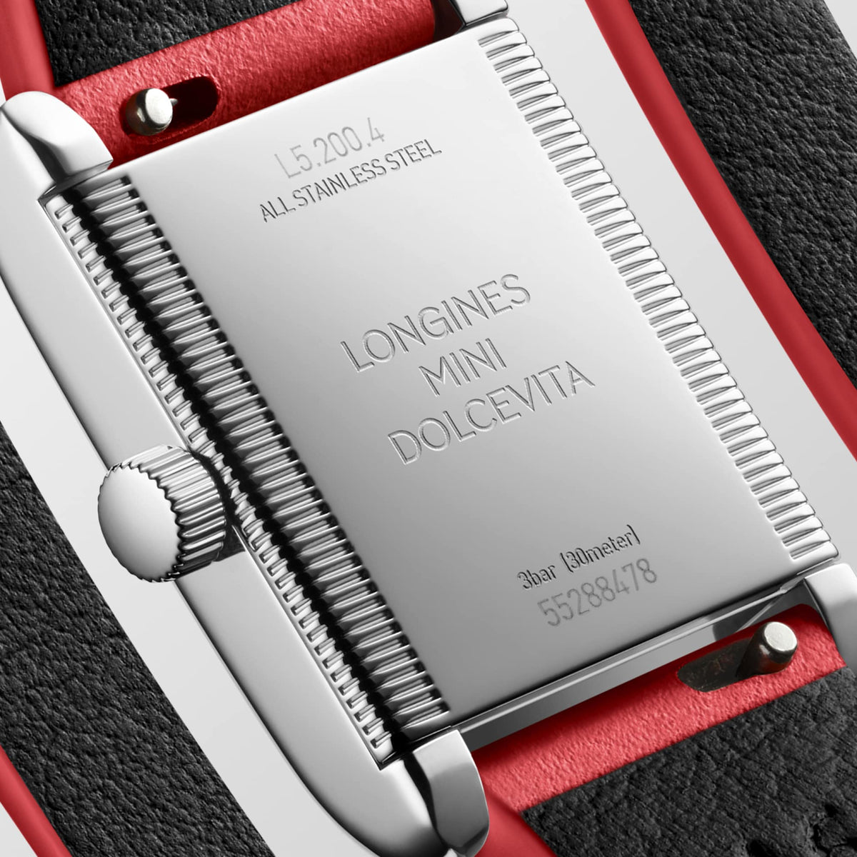 Longines Mini DolceVita L5.200.4.75.0 Watch for Women - case-back close-up