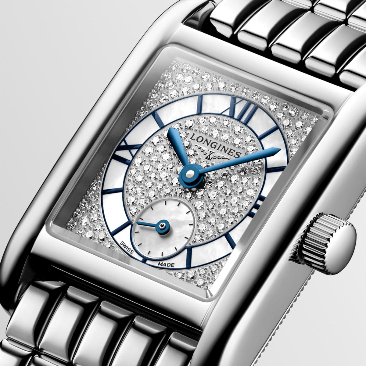 Longines Mini DolceVita L5.200.4.87.6 Watch for Women - dial close-up