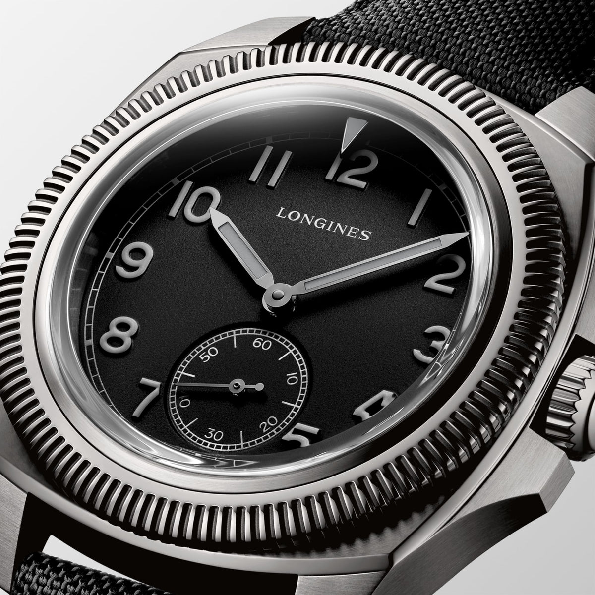 Longines Pilot Majetek Pioneer Edition 43mm L2.838.1.53.2 Watch for Men - dial close-up