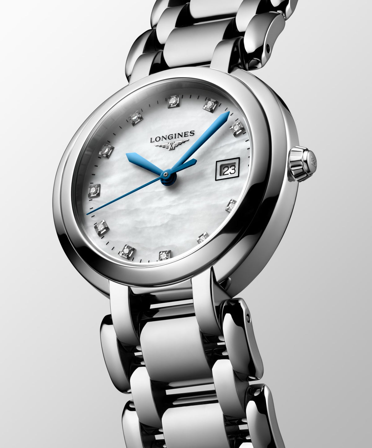 Longines PrimaLuna 30mm L8.122.4.87.6 Watch for Women - dial view