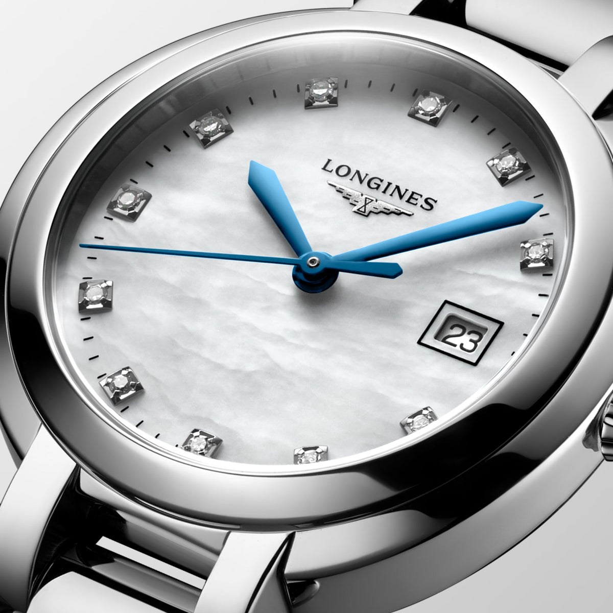 Longines PrimaLuna 30mm L8.122.4.87.6 Watch for Women - dial close-up