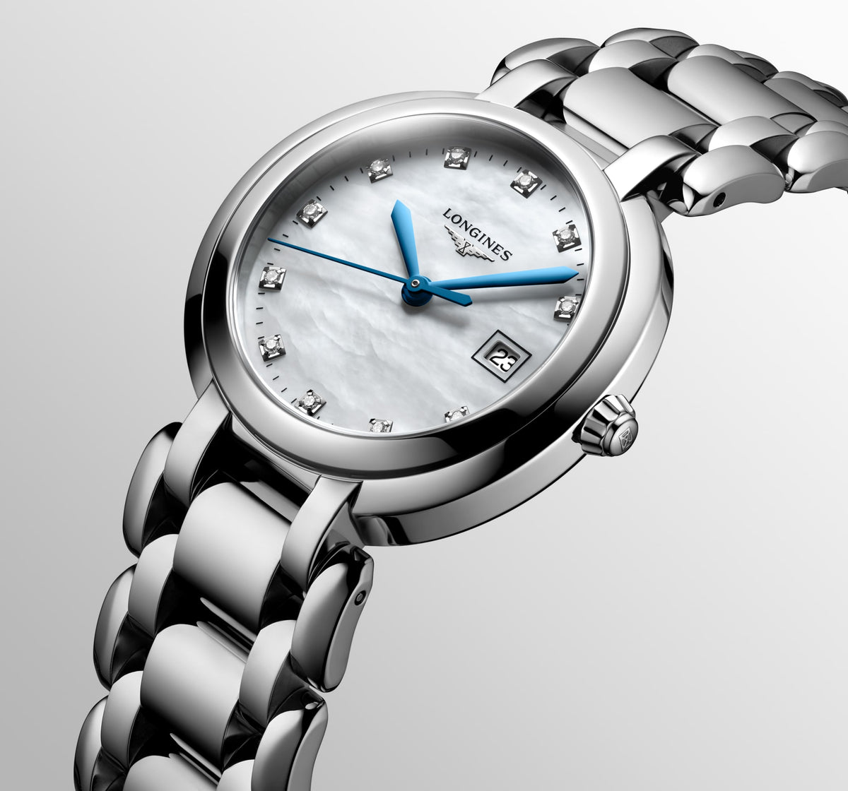 Longines PrimaLuna 30mm L8.122.4.87.6 Watch for Women - detail view