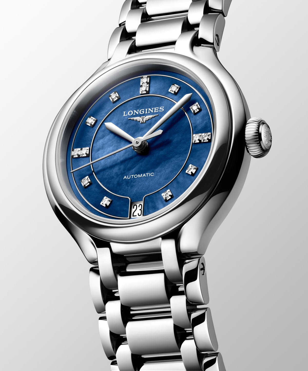 Longines PrimaLuna 34mm L8.124.4.97.6 Watch for Women - dial view