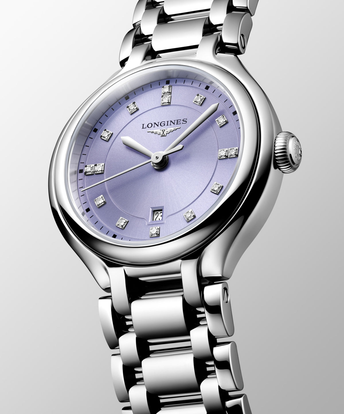 Longines PrimaLuna 30mm L8.142.4.07.6 Watch for Women - dial view