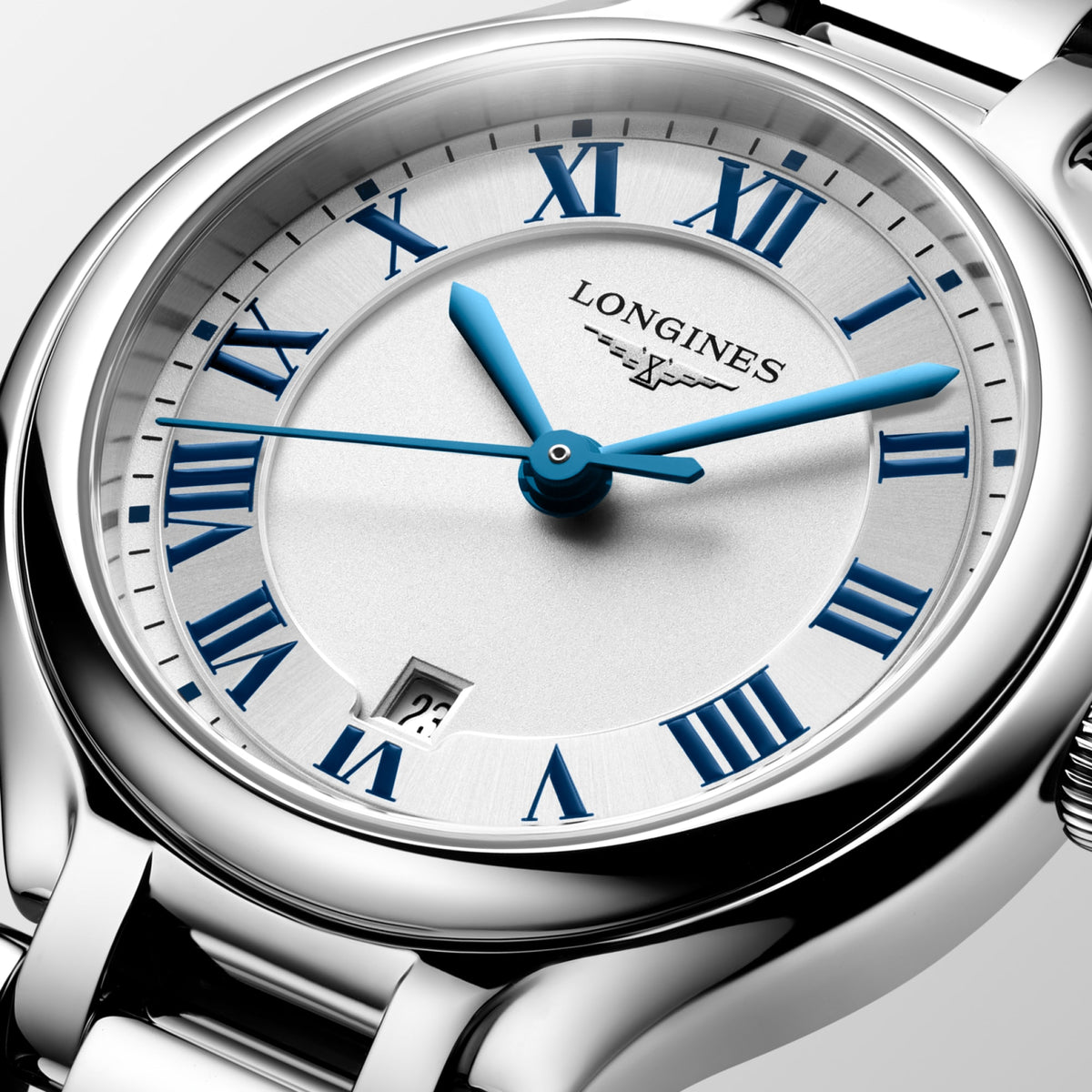 Longines PrimaLuna 30mm L8.142.4.71.6 Watch for Women - dial close-up