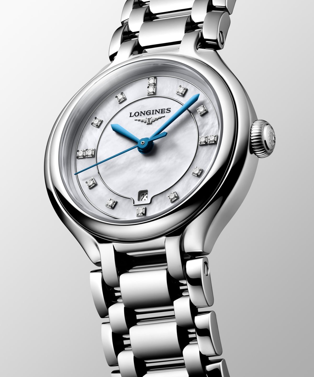Longines PrimaLuna 30mm L8.142.4.87.6 Watch for Women - dial view