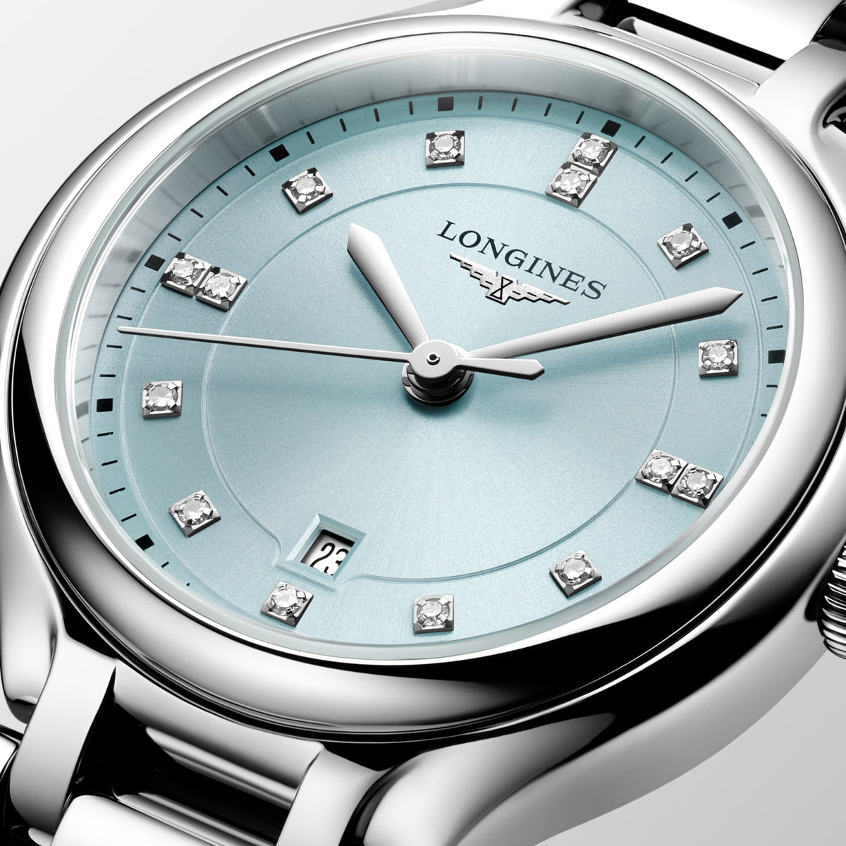 Longines PrimaLuna 30mm L8.142.4.97.6 Watch for Women - dial close-up