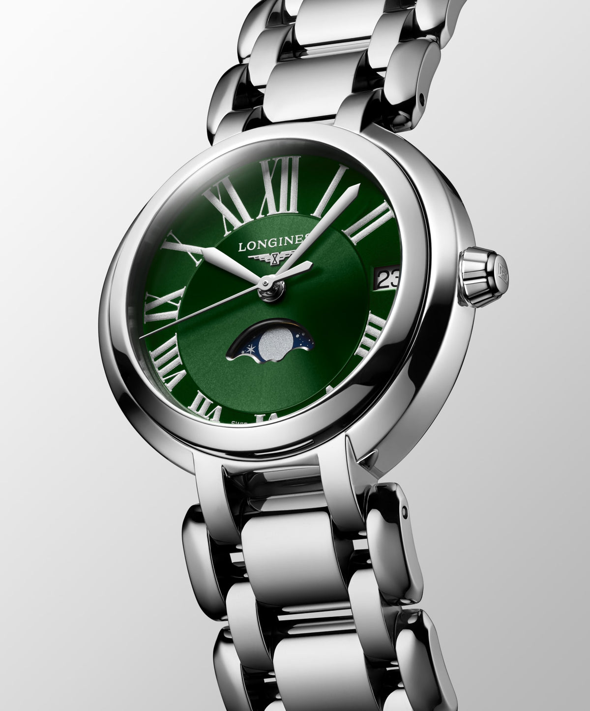Longines PrimaLuna Moonphase 30.5mm L8.115.4.61.6 Watch for Women - dial view