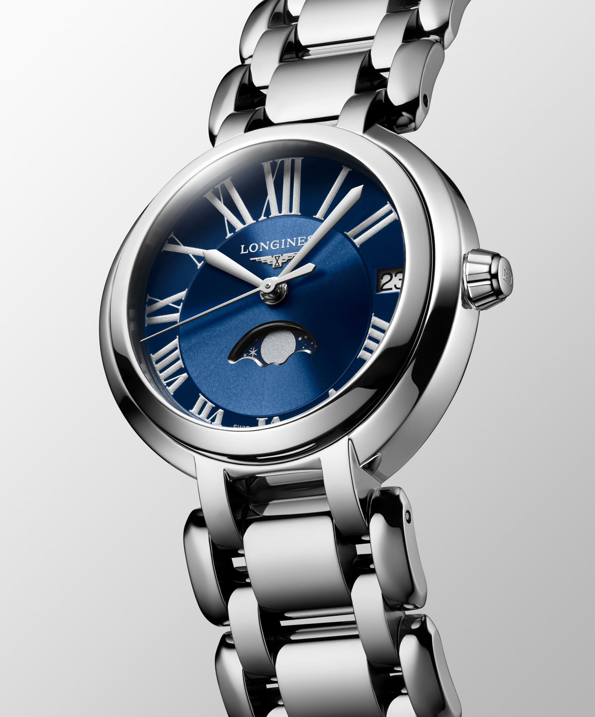 Longines PrimaLuna Moonphase 30.5mm L8.115.4.91.6 Watch for Women - dial view