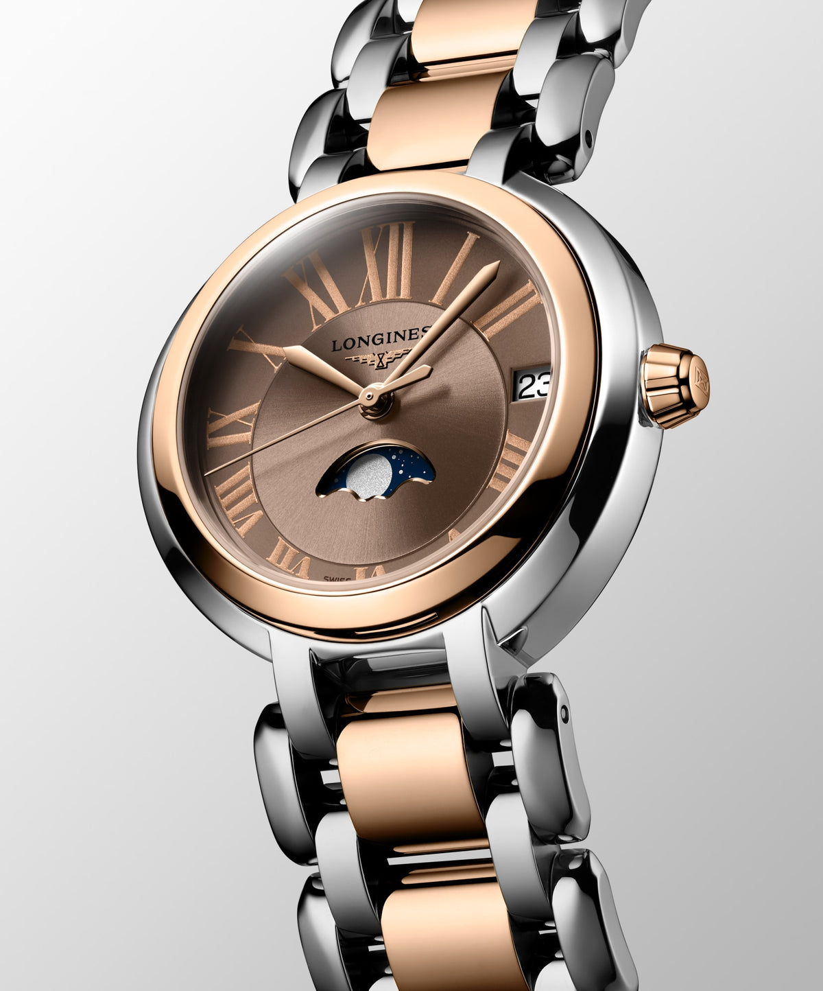 Longines PrimaLuna Moonphase 30.5mm L8.115.5.61.7 Watch for Women - dial view
