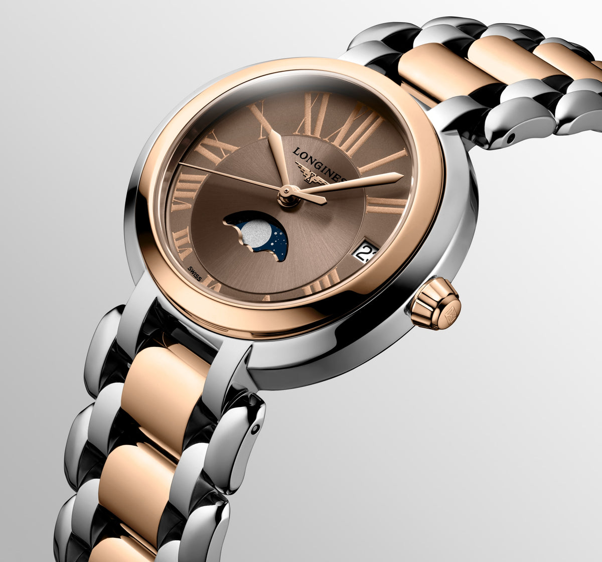 Longines PrimaLuna Moonphase 30.5mm L8.115.5.61.7 Watch for Women - detail view
