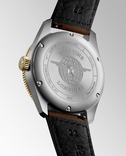 LONGINES SPIRIT ZULU TIME  L3.812.5.53.2 Watch for Men