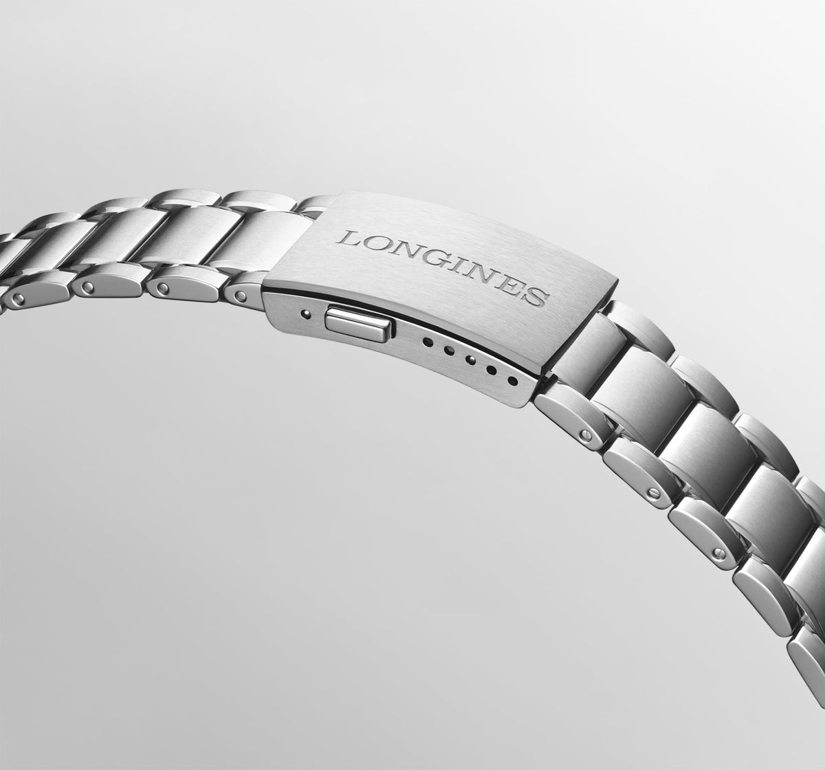 Longines Spirit Zulu Time 39mm L3.802.4.60.6 Unisex Watch - clasp view