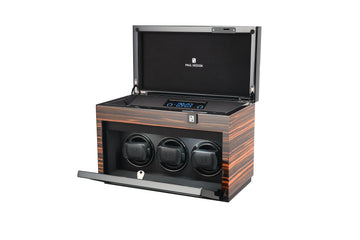 PAUL DESIGN GENTLEMEN 3+5 Macassar Watch Winder