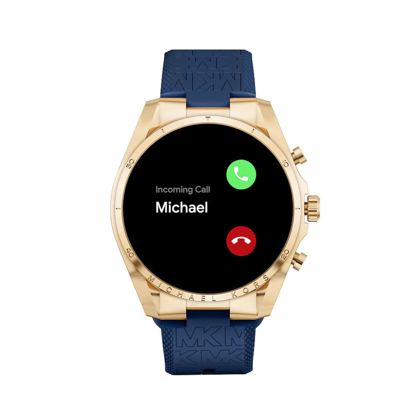 Michael Kors Gen 6 Bradshaw 44 mm Full Color Display Stainless Steel Digital Watch for Women - MKT5152 - Kamal Watch Company