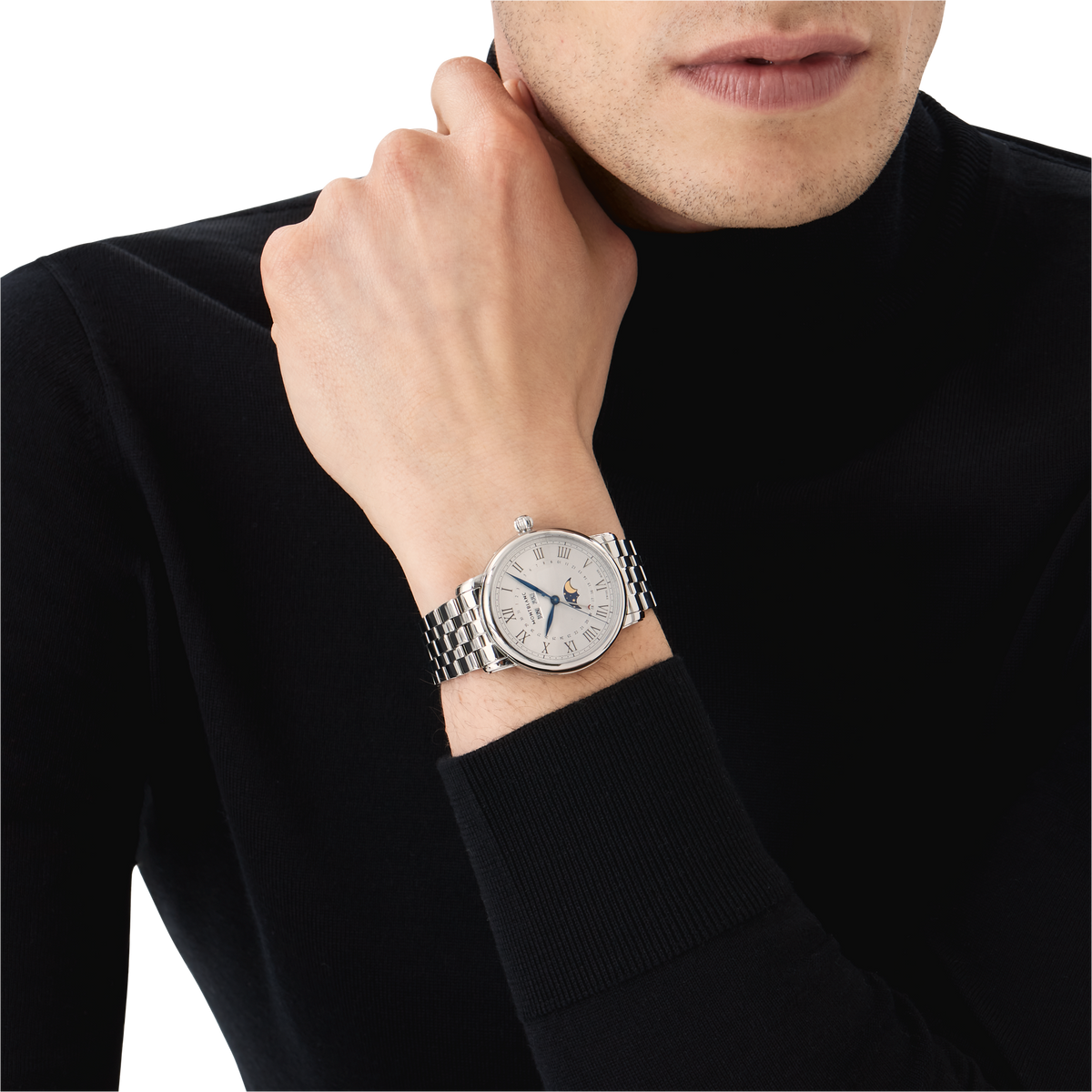 Montblanc Star Legacy Full Calendar 42 mm MB128677, silver-white dial, stainless steel bracelet – view 2 of 6
