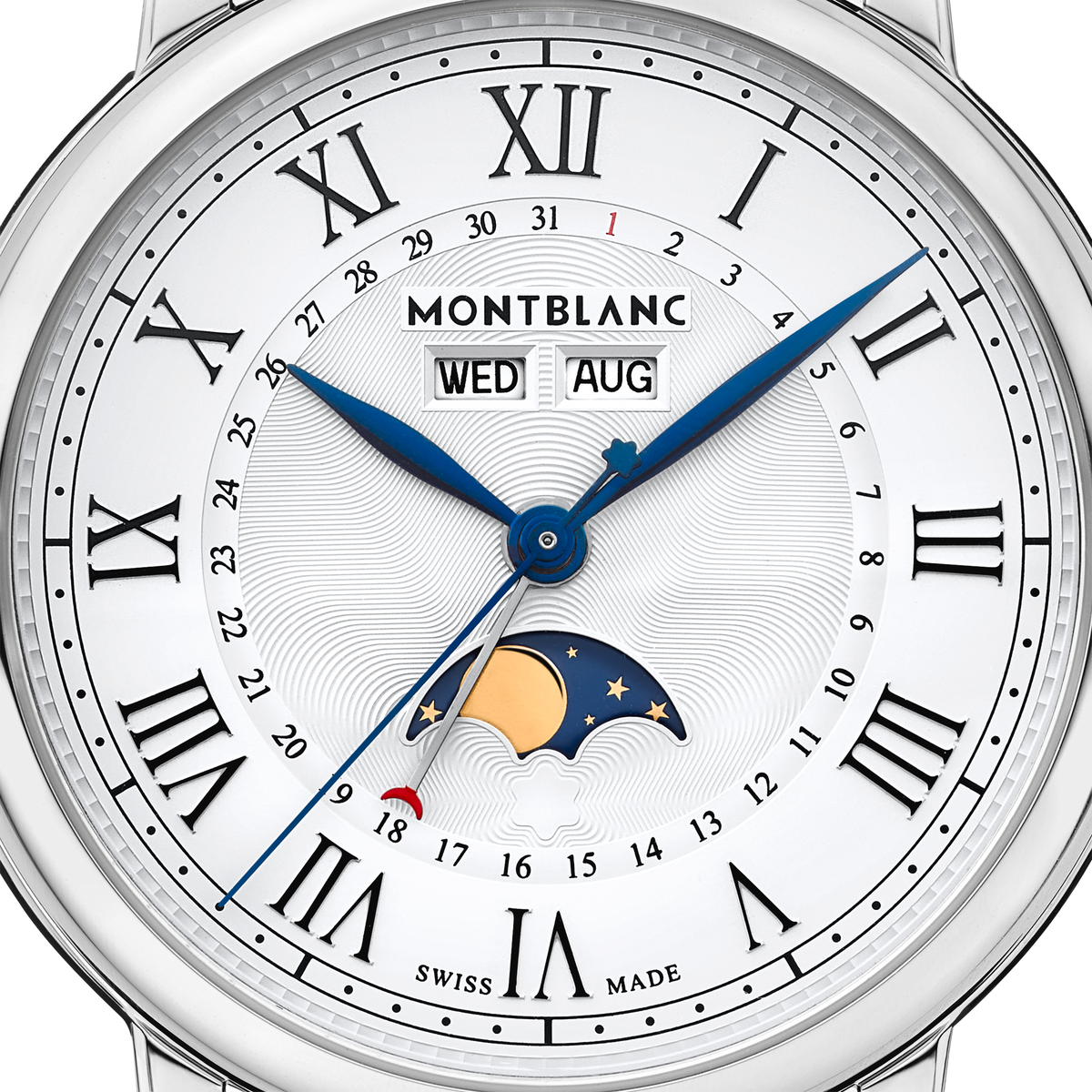 Montblanc Star Legacy Full Calendar 42 mm MB128677, silver-white dial, stainless steel bracelet – view 5 of 6