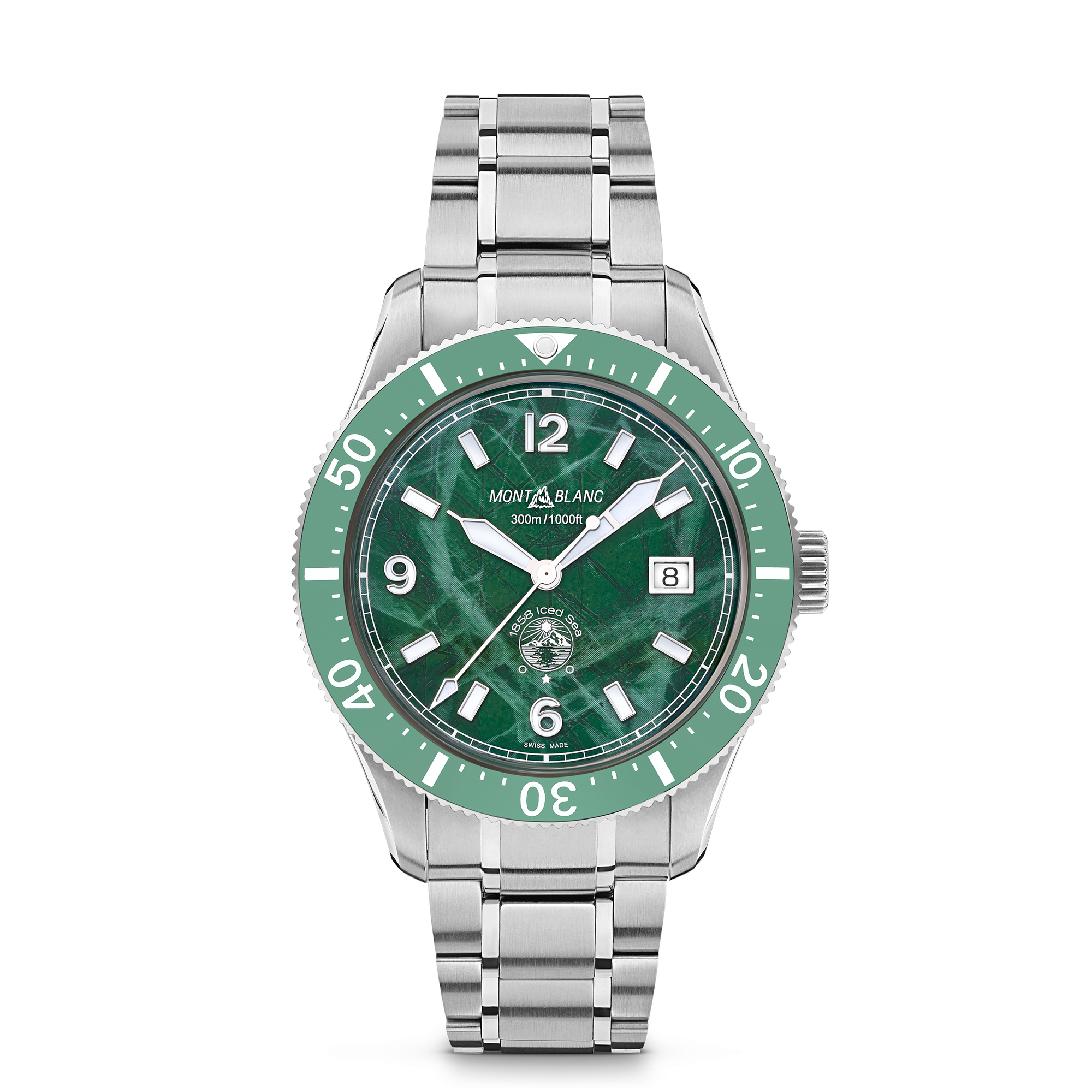 Montblanc Iced Sea Automatic Date 41 mm Green MB129373