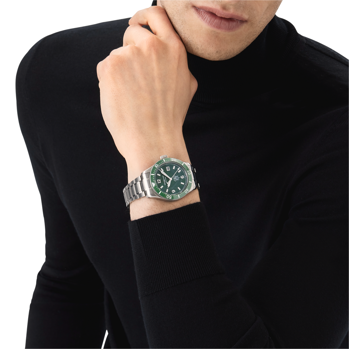 Montblanc Iced Sea Automatic Date 41 mm MB129373, green glacier-pattern dial, steel bracelet – view 2 of 5